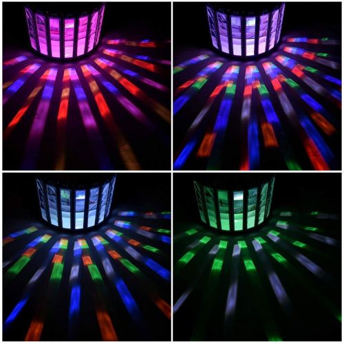  U`King Disco Lights RGBW Pattern Stage Light Led Colored Light Beamlight Auto and Voice-activated DMX Music Light DJ Lighting The Best Led Party Lights
