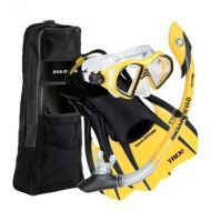 U Aqua Lung Sport Admiral LX Mask Fin Snorkel Set, YL-SM