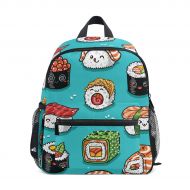 U LIFE Cute Japanese Sushi Emoji Kids Backpack Bookbag Shoulder Schoolbag for Girls Boys