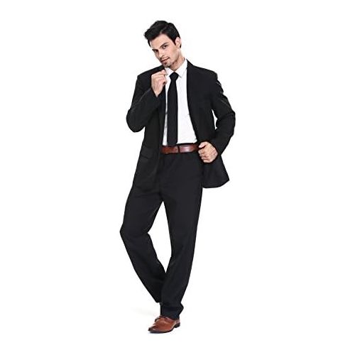  할로윈 용품U LOOK UGLY TODAY Mens Party Suit Solid Color Prom Suit for Themed Party Events Clubbing Jacket with Tie Pants