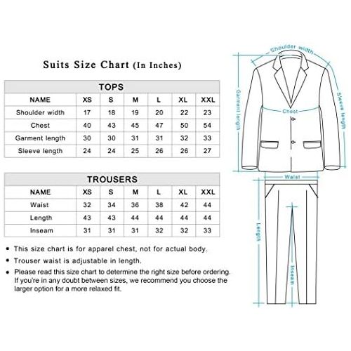  할로윈 용품U LOOK UGLY TODAY Mens Party Suit Solid Color Prom Suit for Themed Party Events Clubbing Jacket with Tie Pants