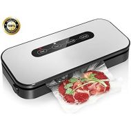 [아마존 핫딜] [아마존핫딜]U ULTTY ULTTY Vacuum Sealer Machine with Starter Kits Automatic Food Sealer for Sous Vide Dry Moist Available SKJ-CR009B Stainless Steel