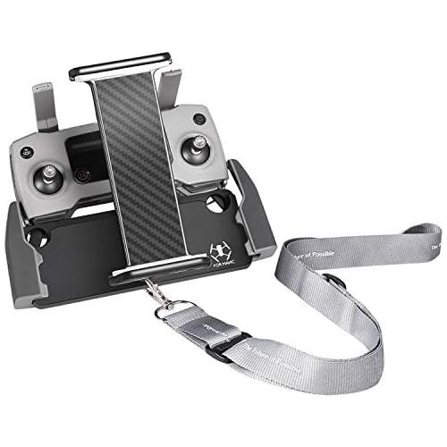  [아마존베스트]U UZOPI DJI Mavic Air Pro Platinum Spark Tablet Holder  UZOPI Aluminum-Alloy Adjustable Remote Controller Accessories Bracket Mount Extender with Neck Lanyard Strap for 4-12 Inch Phone Ta