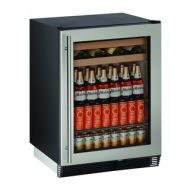 U-Line 1000 Series 1024BEV - 24 Inch Stainless Beverage Center