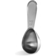 Coffee Scoop: U-Taste 18/8 Stainless Steel Measuring Coffee Scoop 2 tablespoon, Short Handled Measure Scooper for Ground Coffee, Bean in Canister (Silver, 2Tbsp/30ml)