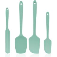 [아마존 핫딜]  [아마존핫딜]U-Taste 600ºF High Heat-Resistant Premium Silicone Spatula Set, BPA-Free One Piece Seamless Design, Non-Stick Rubber with 18/8 Stainless Steel Core, Cooking/Baking Utensil Set of 4