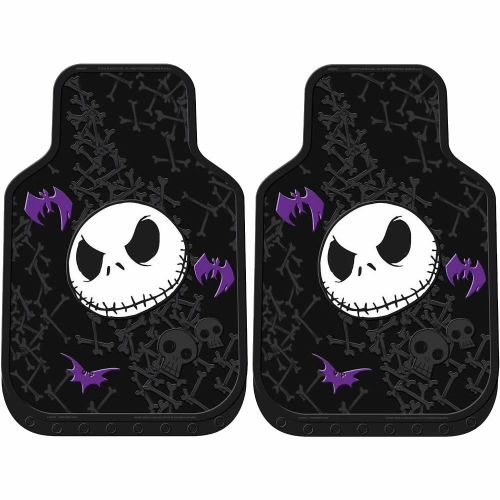  U.A.A. INC. 3pcs Nightmare Before Christmas Car Truck Front Floor Mats Steering Wheel Cover