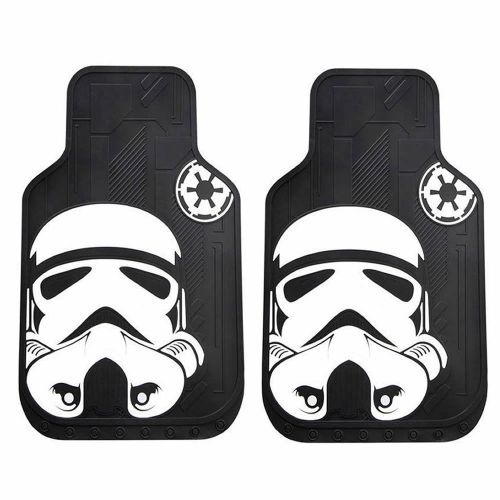  U.A.A. INC. 7pc Star Wars Stormtrooper Car Truck Seat Covers Floor Mats Steering Wheel Cover