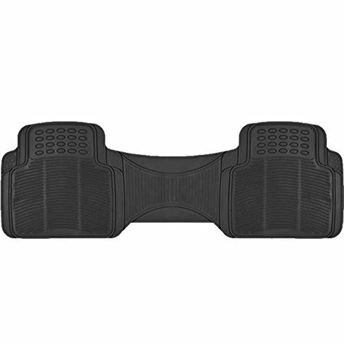  U.A.A. INC. Honda Civic Rubber Front Mats All Weather Black Runner Universal-Fit