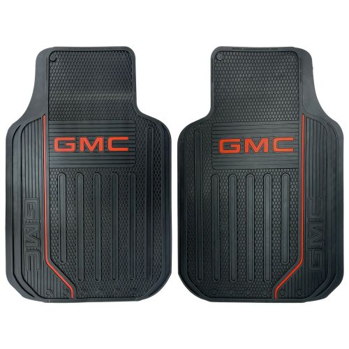  U.A.A. INC. GMC Logo Elite Series Front & Rear Car Truck SUV Seat Rubber Floor Mats