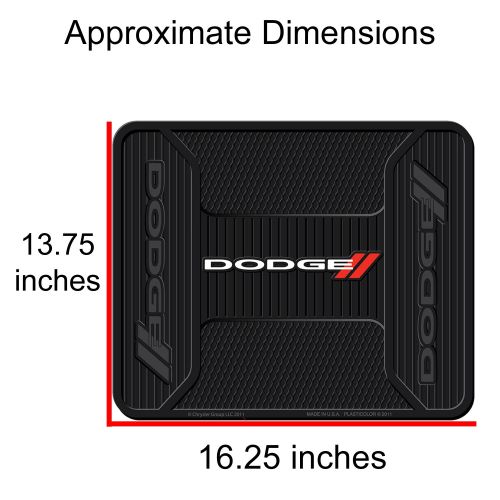  U.A.A. INC. Dodge Ram Elite Series Front & Rear Car Truck SUV Seat Rubber Floor Mats