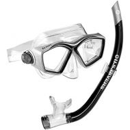 [아마존베스트]U.S. Divers Icon Mask + Airent Snorkel Set. Easily Adjustable Snorkeling Set for Adults (One Size Fits Most)