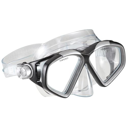  U.S. Divers Cozumel Snorkeling Set. Adult Snorkel Mask, Snorkel, Fins, and Travel Bag