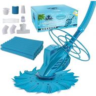 U.S. Pool Supply Octopus Professional Automatic Pool Vacuum Cleaner & Hose Set - Powerful Suction That Removes Swimming Pool Debris, Cleans Floors, Walls, Steps - Quiet Cleaning Side Climbing Sweeper