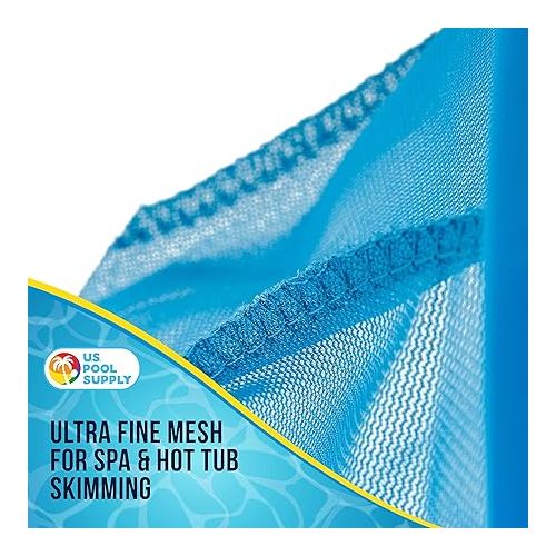  U.S. Pool Supply Professional Spa, Hot Tub, Pool Hand Leaf Skimmer Net with 12