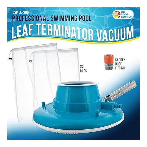  U.S. Pool Supply Professional Swimming Pool Leaf Terminator Vacuum - 15