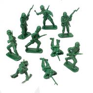 U.S. Toy DELUXE BAG OF CLASSIC TOY GREEN ARMY SOLDIERS - 36 Pc.
