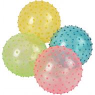 ViiANTtt Assorted Color Glitter Knobby PVC Playground Inflatable Balls (12)