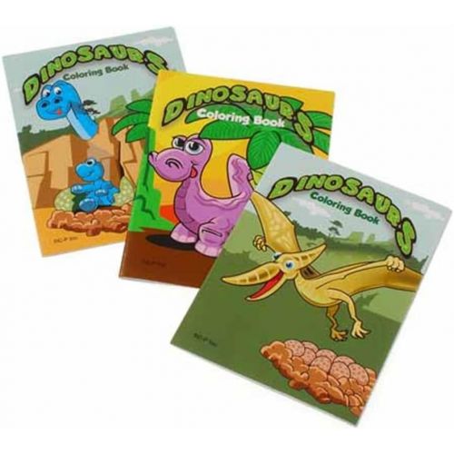  U.S. Toy US Toy 12 Mini Dinosaur Coloring Books