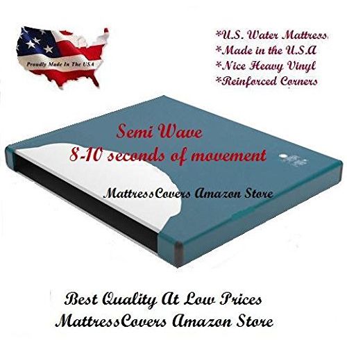  U.S. Water, Aqua Fusion, Calesco California King semi waveless waterbed mattress with zipper cover & Heater