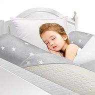 [아마존베스트]UBBCARE Memory Foam Toddlers Bed Rails Bumpers Soft Portable Toddler Bed Safety Long Pillow Pads...