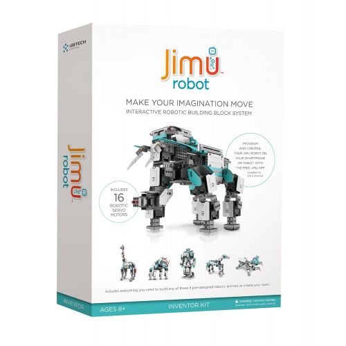  UBTECH JIMU Robot Inventor Kit - App Enabled Stem Learning Robotic Building Block Kit (2016)