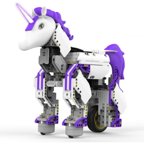  UBTECH JIMU Robot Mythical Series: Unicornbot Kit - App-Enabled Building & Coding Stem Learning Kit (440 Pcs)