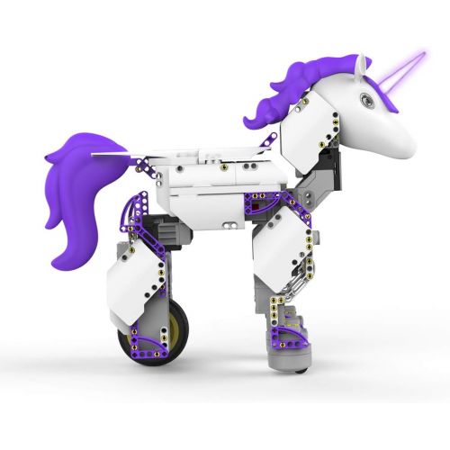 UBTECH JIMU Robot Mythical Series: Unicornbot Kit - App-Enabled Building & Coding Stem Learning Kit (440 Pcs)