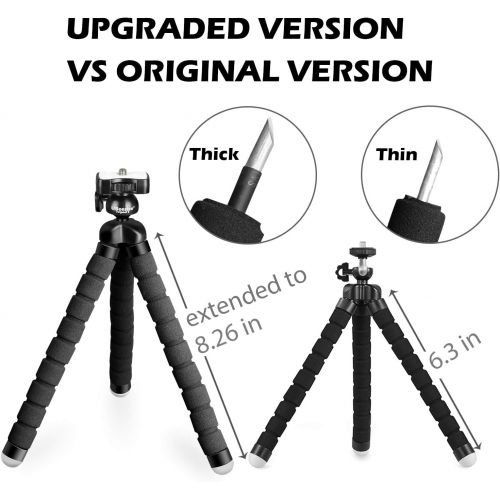  [아마존핫딜][아마존 핫딜] UBeesize Tripod S, Premium Phone Tripod, Flexible Tripod with Wireless Remote Shutter, Compatible with iPhone/Android Samsung, Mini Tripod Stand Holder for Camera GoPro/Mobile Cell