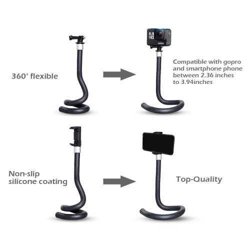  UBeesize 21 Flexible Selfie Stick, Handheld Bendable Smartphone Monopod Stand for iPhone X & Samsung Moblie Phone