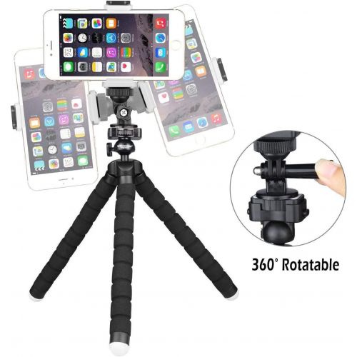  UBeesize Tripod S, Premium Flexible Phone Tripod with Wireless Remote, Mini Tripod Stand for Camera GoPro/Mobile (Upgraded)