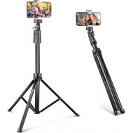 [아마존베스트]UBeesize 67 Phone Tripod Stand & Selfie Stick Tripod, All in One Professional Cell Phone Tripod, Cellphone Tripod with Bluetooth Remote and Phone Holder, Compatible with All Phones