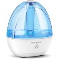 UCAREAIR Cool Mist Humidifier -C Humidifier for Bedroom, Quiet Mist Humidifier, High Low Mist, Waterless Auto-off, Night Light, Baby Kids Nursery, 2L Tank, Filterless Humidifiers for home o