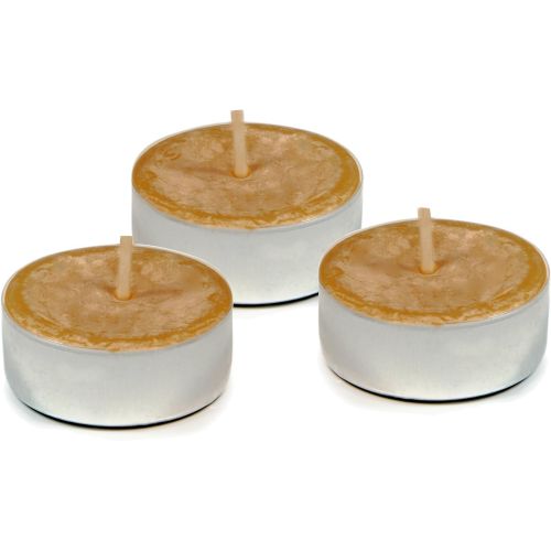  [아마존베스트]UCO Long Burning Tealight Candles for Emergency Preparedness, Natural Beeswax, 3-Pack