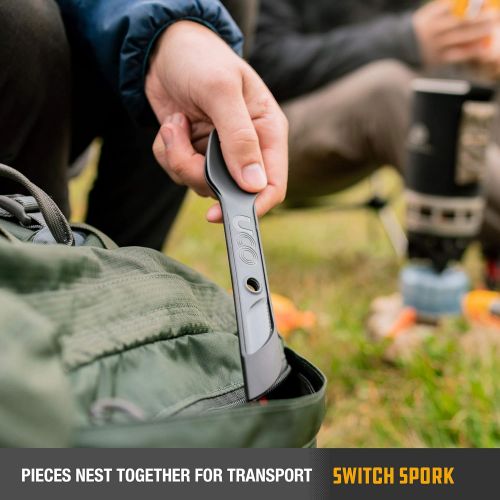  [아마존베스트]UCO Switch Spork 2-Piece Integrated Camping Utensil Set