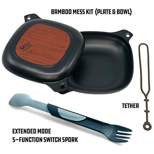  [아마존베스트]UCO 5-Piece Lunch Kit with Bowl, Plate, and 4-in-1 Spork Utensil Set