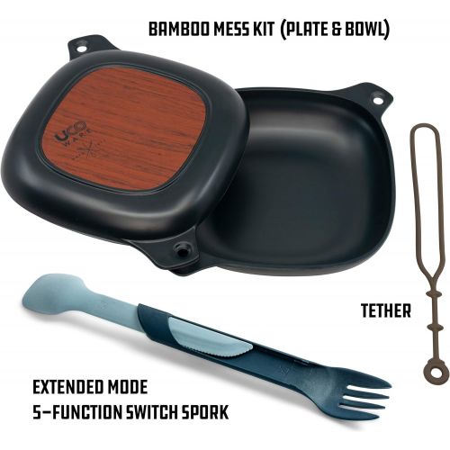  [아마존베스트]UCO 5-Piece Lunch Kit with Bowl, Plate, and 4-in-1 Spork Utensil Set