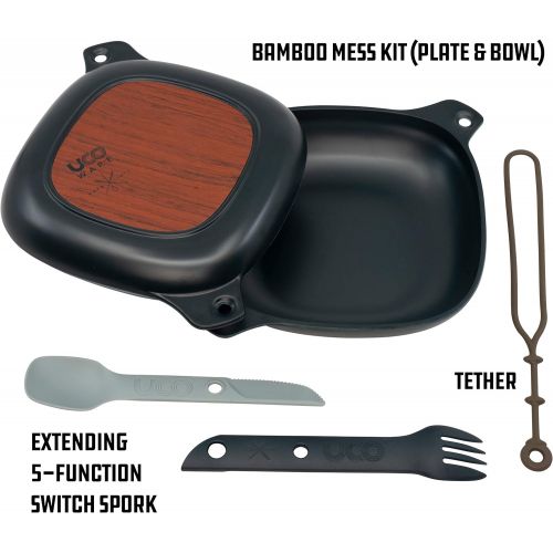  [아마존베스트]UCO 5-Piece Lunch Kit with Bowl, Plate, and 4-in-1 Spork Utensil Set