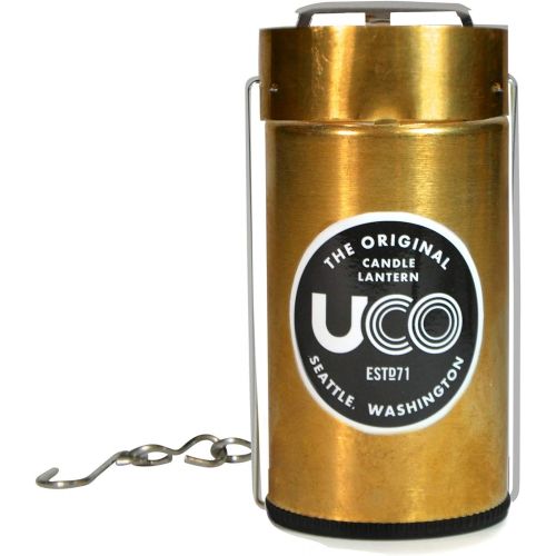  UCO Original Collapsible Candle Lantern, Polished Brass