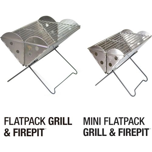  UCO Flatpack Portable Stainless Steel Grill