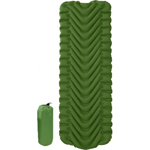  U/D Camping Sleeping Pad Mat, Camping Mattress Ultralight Waterproof Sleeping Pad for Camping Inflatable & Compact Camping Mat for Backpacking Hiking Travel Beach Outdoor