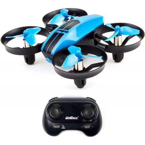  UDI RC UDI U46 Mini Drone for Kids 2.4Ghz RC Drones with Auto Hovering Headless Mode Nano Quadcopter, Blue