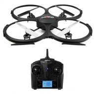 UDI RC Discovery2U818A Plus FPV Drone with 120 Degree Wide Angle 720p HD Wi-Fi Camera and 2.4GHz Remote Controller