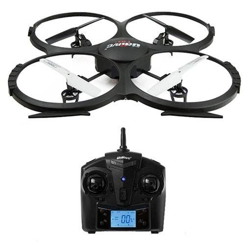  UDI RC Discovery2U818A Plus FPV Drone with 120 Degree Wide Angle 720p HD Wi-Fi Camera and 2.4GHz Remote Controller