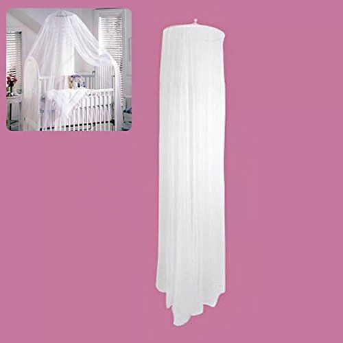  [아마존베스트]UEETEK Mosquito Net Baby Toddler Bed Crib Canopy Mosquito Netting (White)