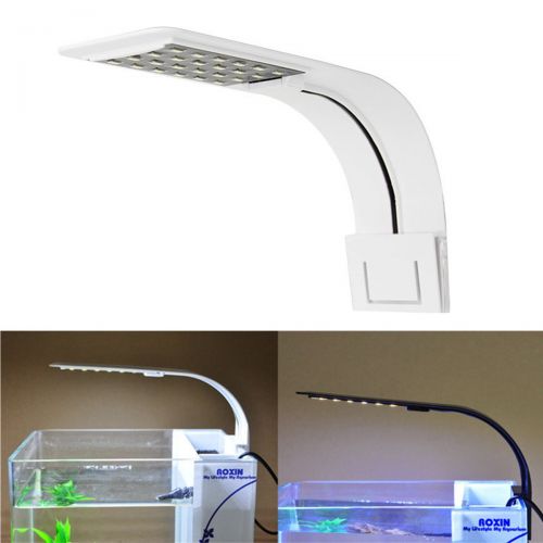  [아마존 핫딜]  [아마존핫딜]UEETEK LED Aquarium Licht Pflanzen wachsen Beleuchtung Kreative Clip-on Lampe mit EU-Stecker (Blaues weisses Licht)