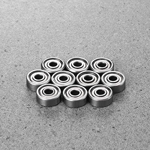  [아마존 핫딜]  [아마존핫딜]UEETEK 10pcs Rillen Kugellager 4x13x5mm 624ZZ Single Row abgeschirmt Lager