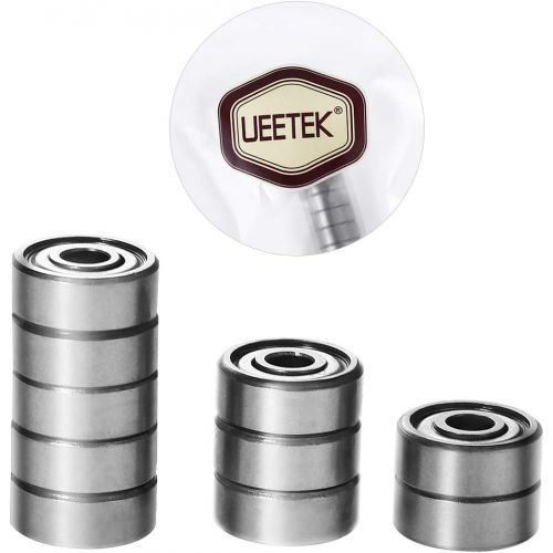  [아마존 핫딜]  [아마존핫딜]UEETEK 10pcs Rillen Kugellager 4x13x5mm 624ZZ Single Row abgeschirmt Lager