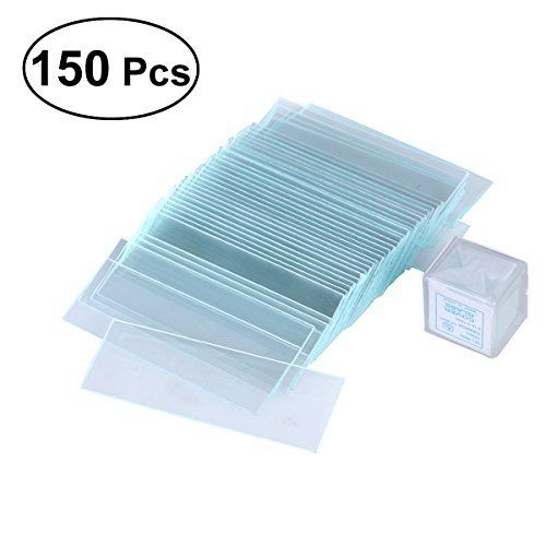  [아마존베스트]Ueetek Microscope Slides 50Pieces and Cover Glass 100Piece for Optical Microscope