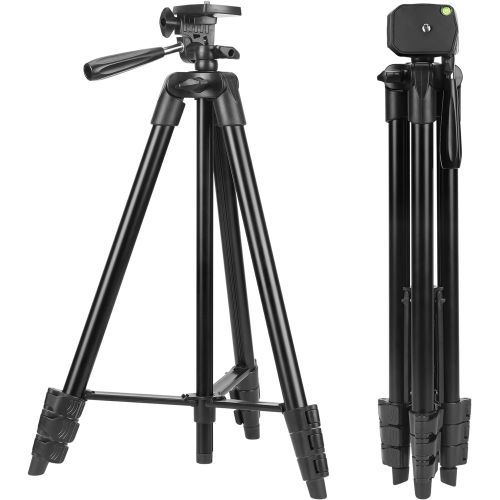  [아마존베스트]Phone Tripod, 57 Tripod for iPhone iPad Tablet Tripod Cell Phone Tripod with Remote Shutter, Cell Phone/Tablet Holder Perfect for Video Recording/Selfies/Live Stream/Vlogging